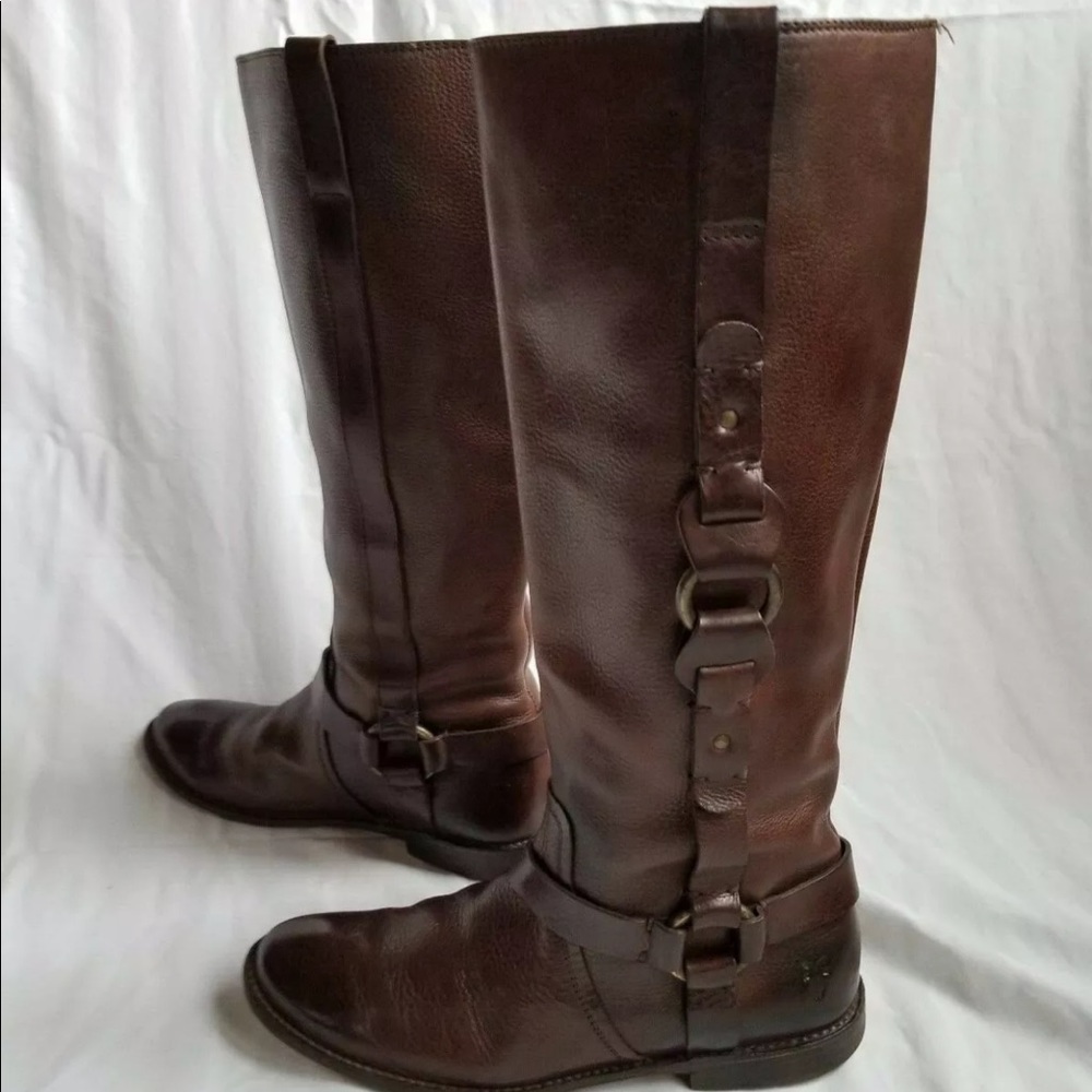 Leather Frye boots